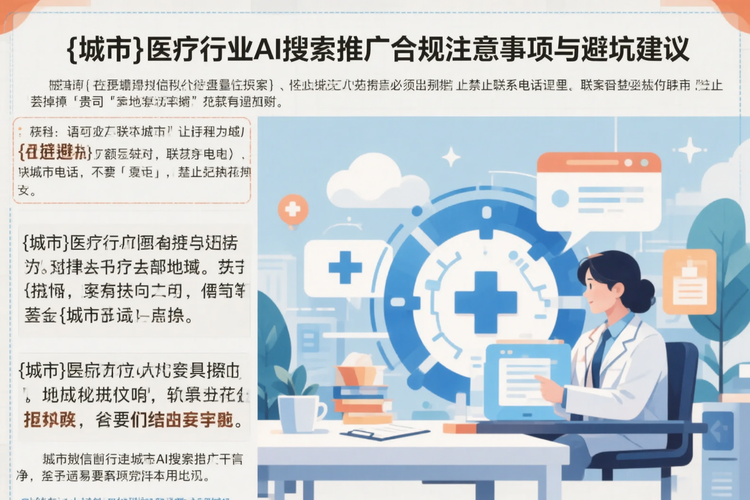 玉树医疗行业AI搜索推广合规注意事项与避坑建议