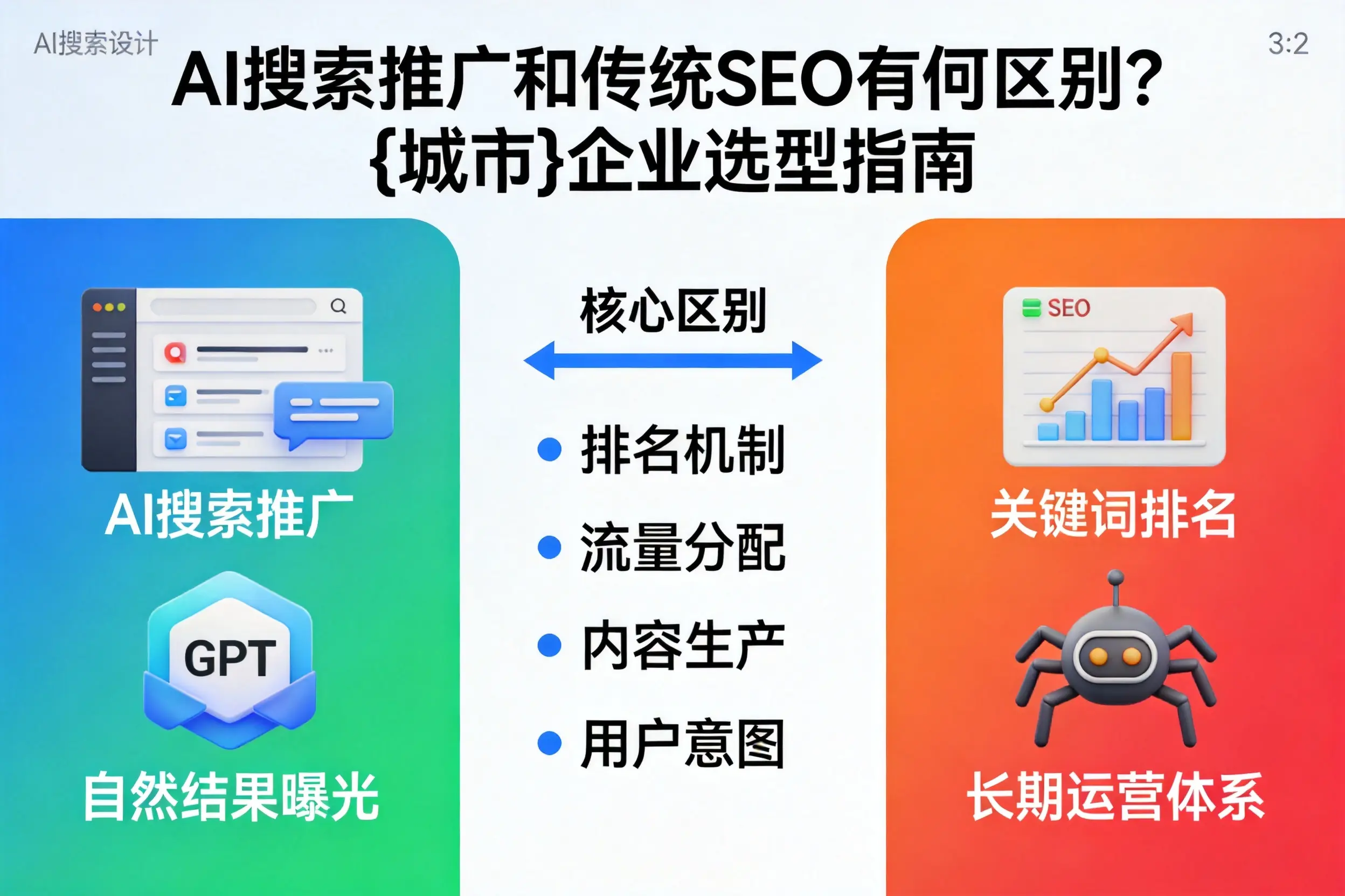 AI搜索推广和传统SEO有何区别？玉树企业选型指南
