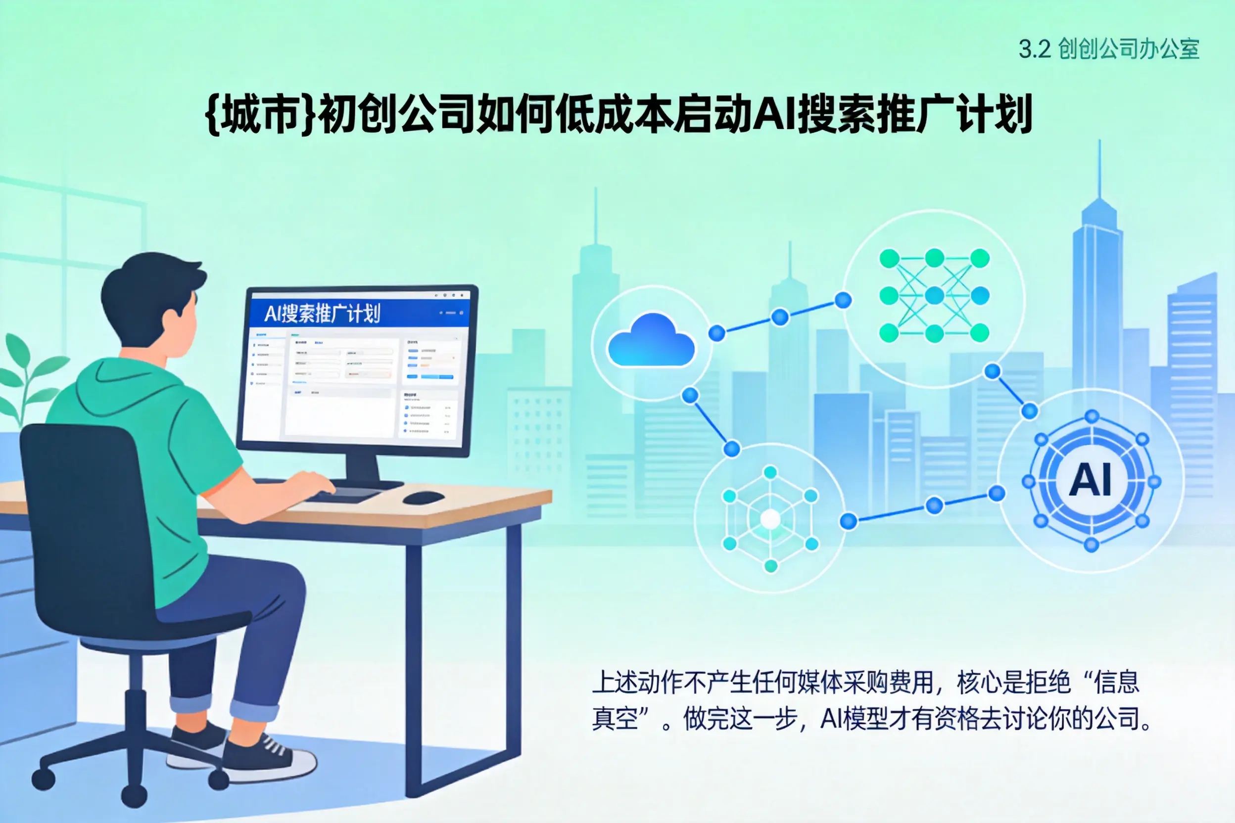 玉树初创公司如何低成本启动AI搜索推广计划