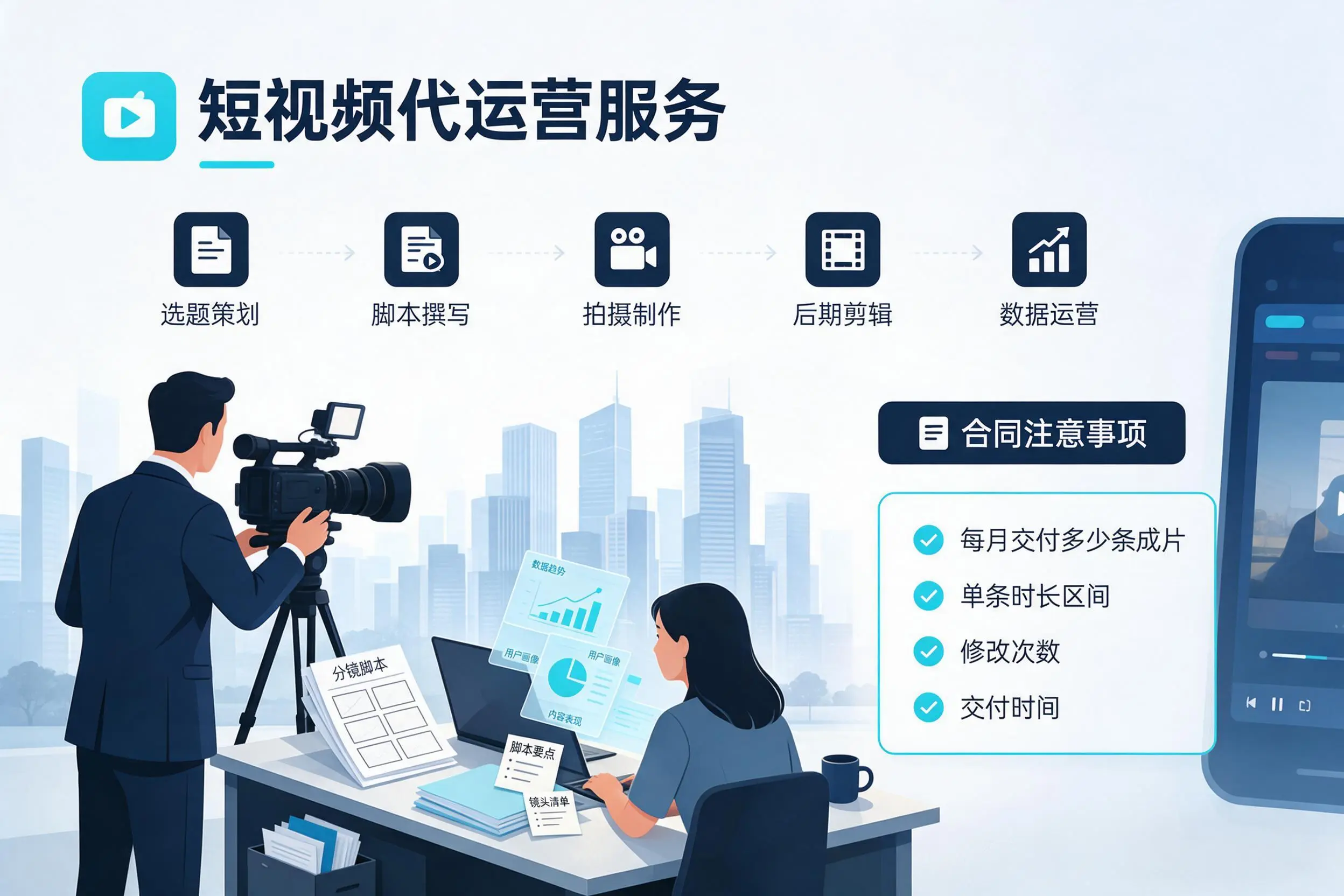短视频代运营包含哪些服务?玉树企业常见问题科普