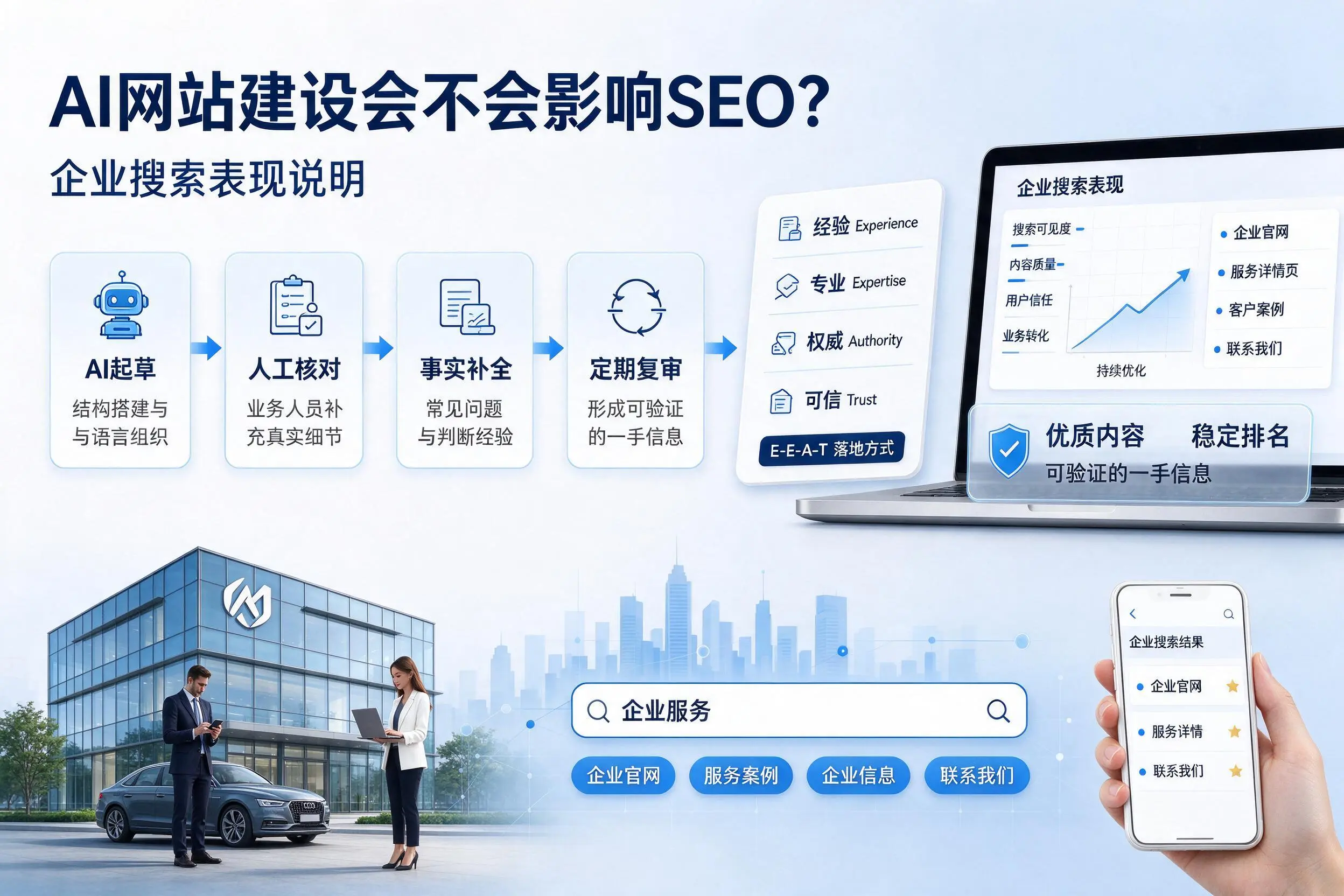 AI网站建设会不会影响SEO?玉树企业搜索表现说明