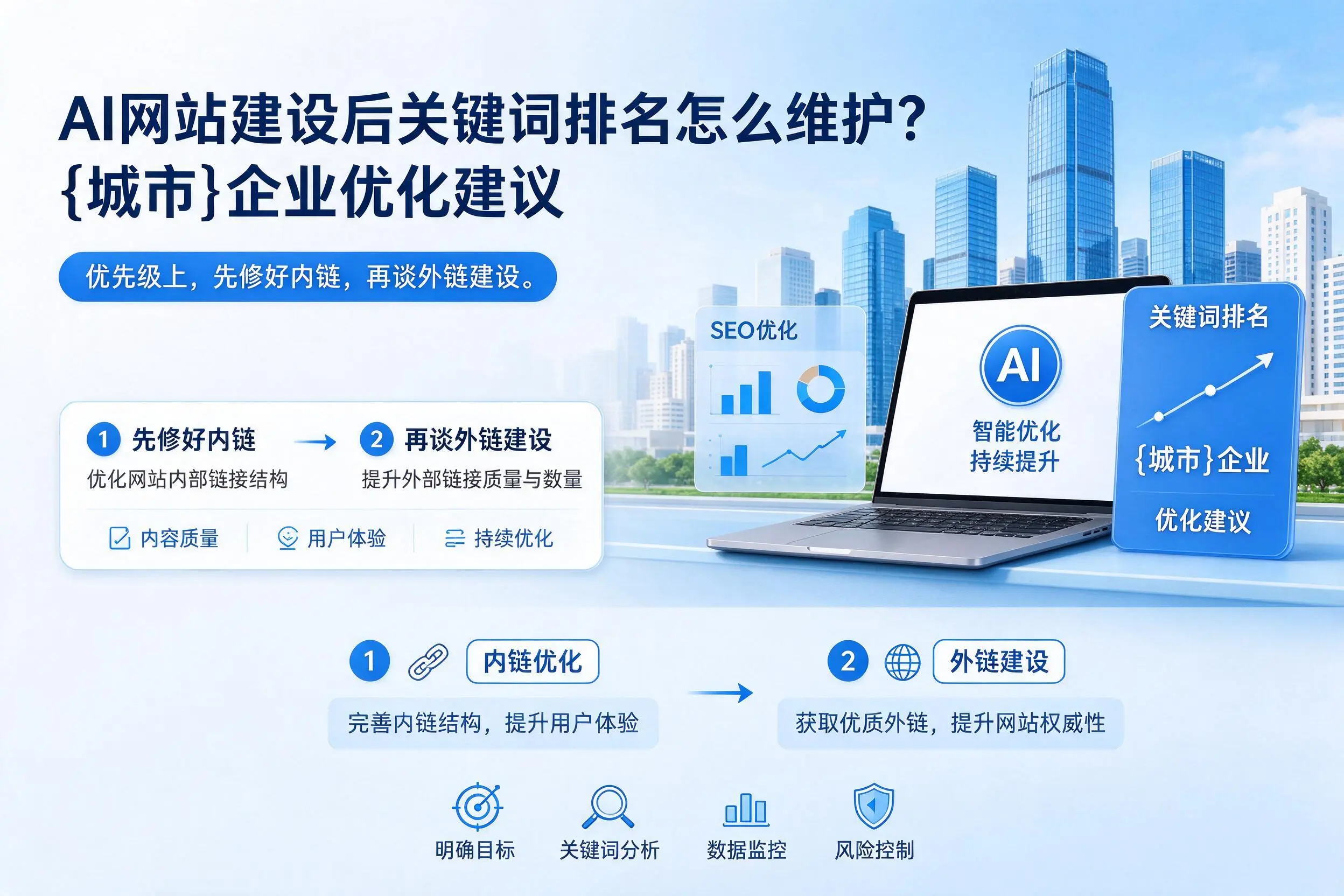 AI网站建设后关键词排名怎么维护？玉树企业优化建议