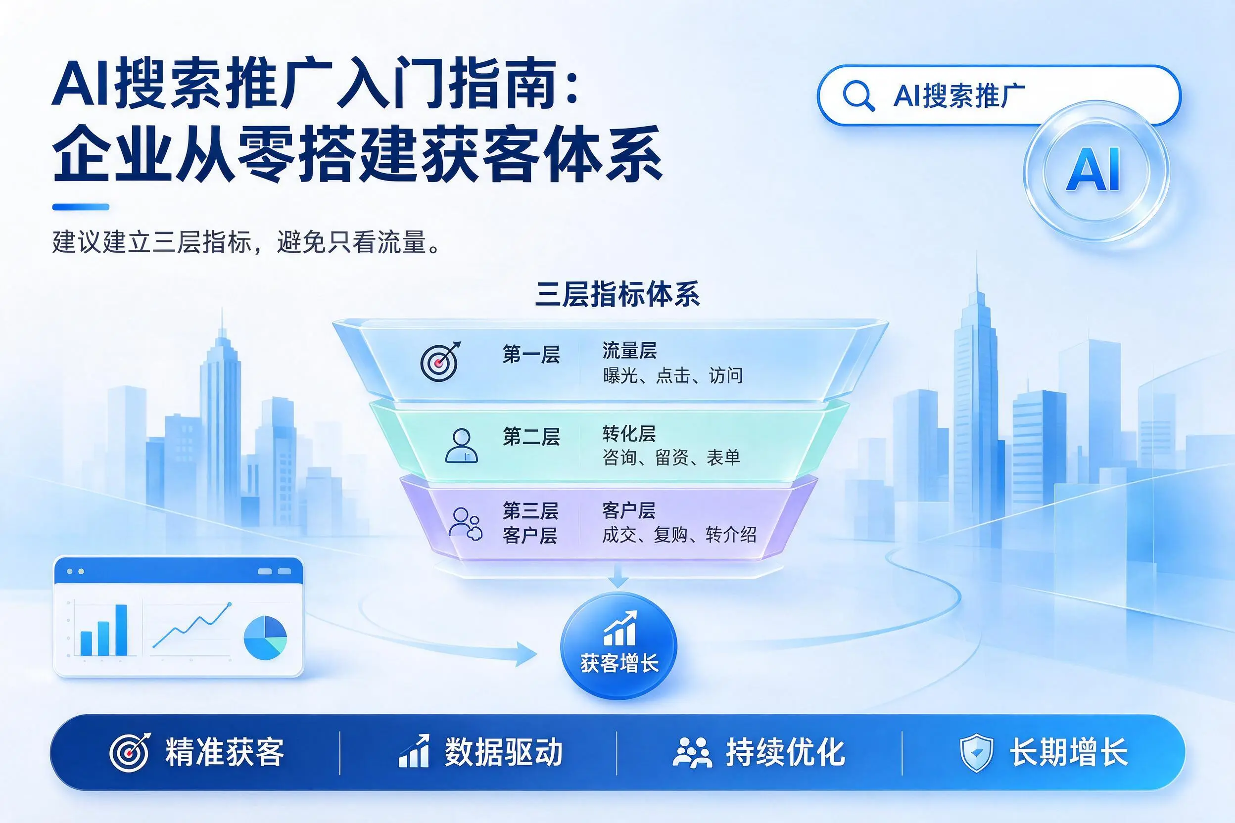 AI搜索推广入门指南:玉树企业从零搭建获客体系